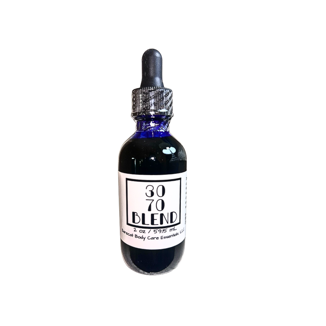 Bottle of 3070 Blend on a white background