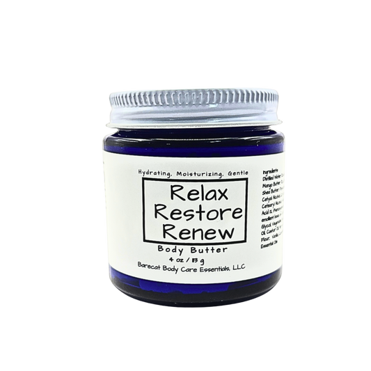 Relax, Restore, Renew Body Butter 4oz – Hydrating Skin Treatment