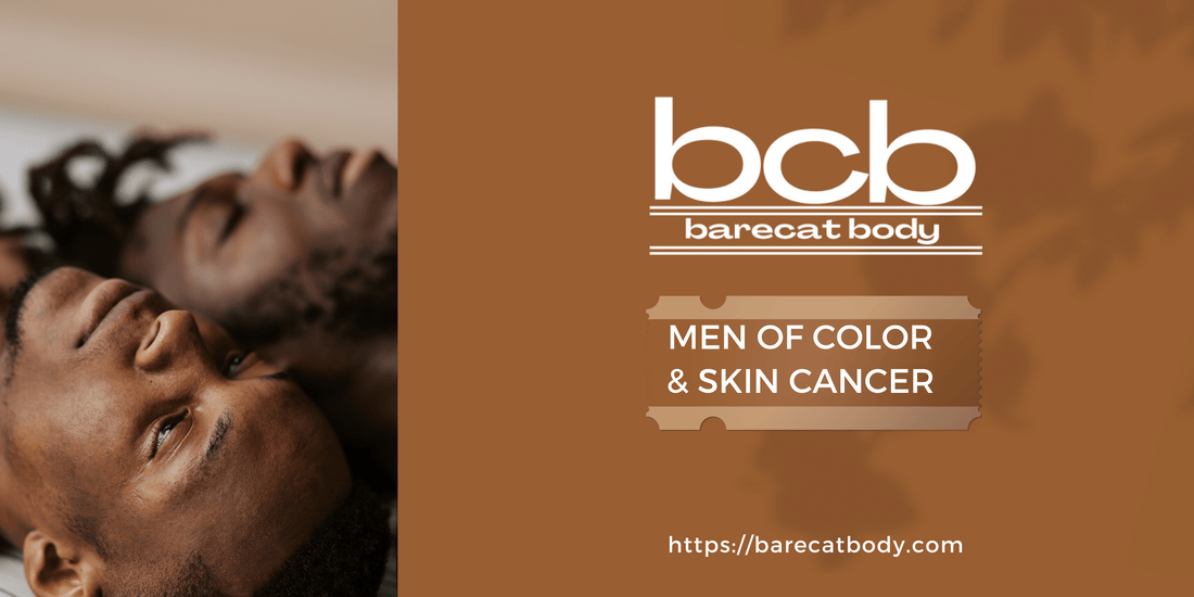 Why are men of color more susceptible to certain skin cancers?