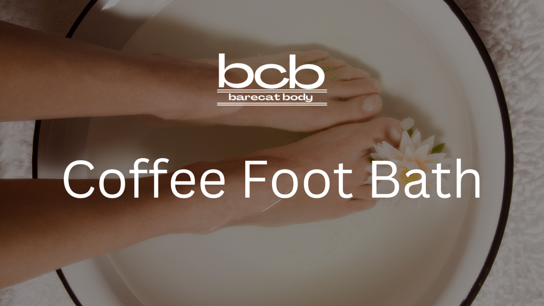 Start your day with a cup of coffee and end it with a coffee foot bath. No really…