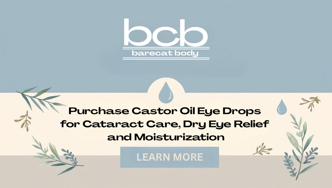 Purchase Castor Oil Eye Drops for Cataract Care, Dry Eye Relief and Moisturization