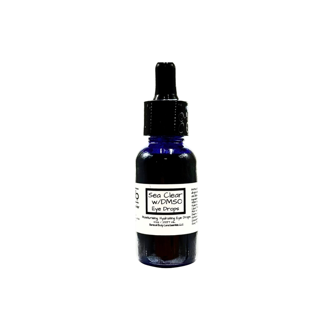 Barecat Body SeaClear Eye Care with DMSO eye drops bottle with dropper