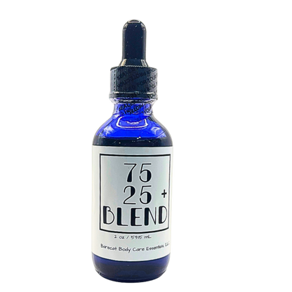 Barecat Body 7525+ DMSO and Jamaican black castor oil pain relief blend dropper bottle