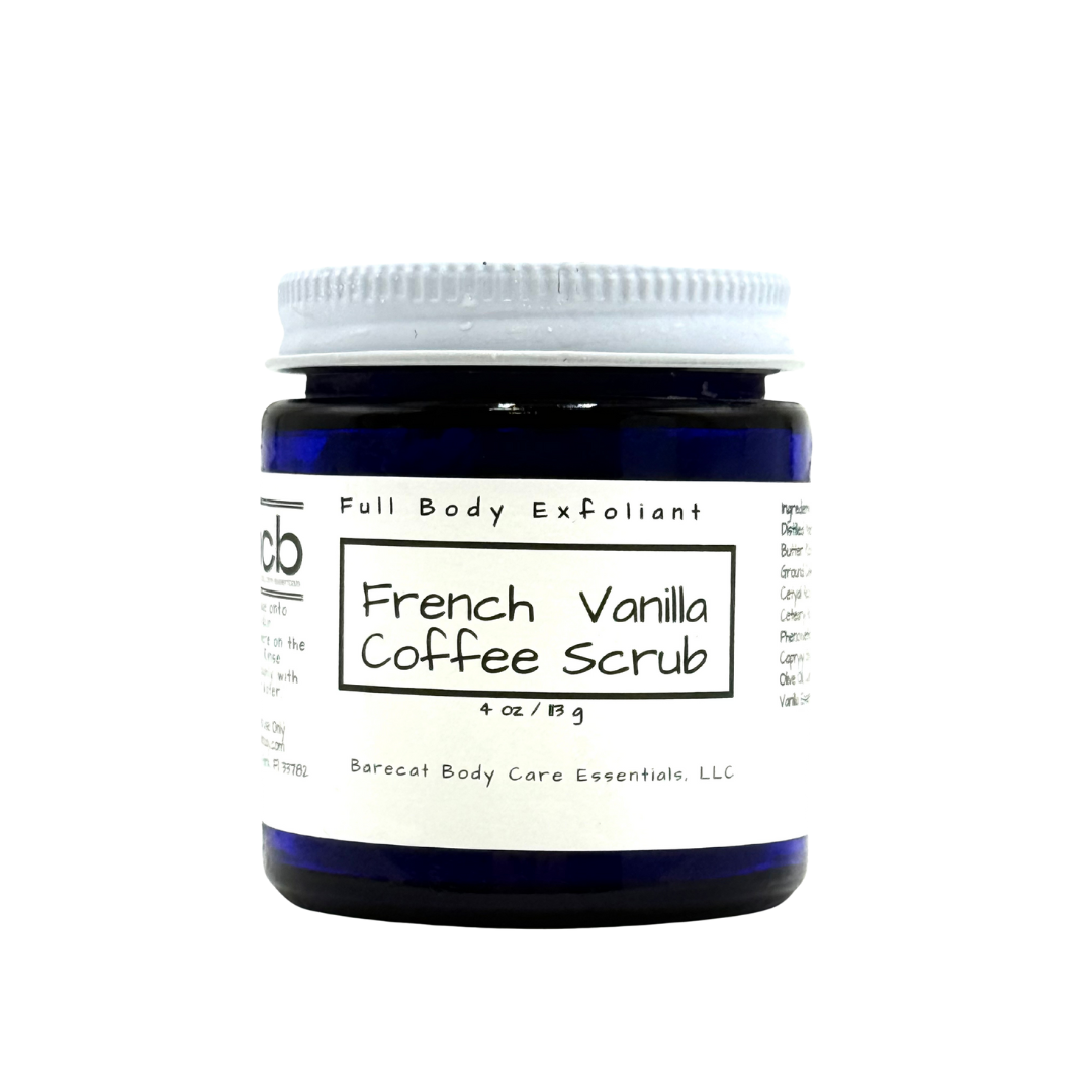 French Vanilla Coffee Scrub – Luxurious Body Exfoliation for Radiant Skin