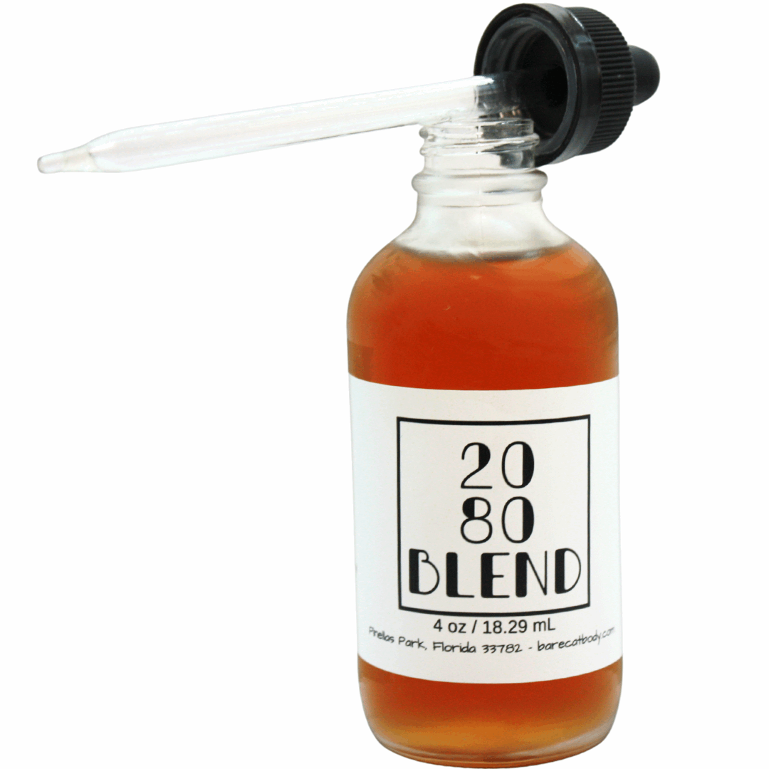 2080 DMSO & Organic Golden or Jamaican Black Castor Oil Blend Glass Dropper Skin & Eye Health