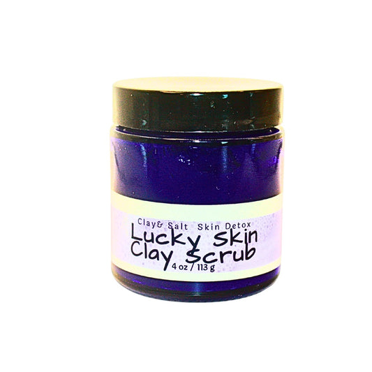 Lucky Skin Clay Scrub – Bentonite Clay & Peppermint Oil