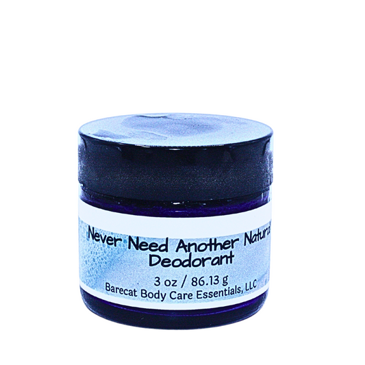 Natural deodorant made with soothing butters and oils.